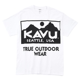 KAVU(カブー) ビッグロゴTEE 19820845010009 半袖Tシャツ(メンズ)