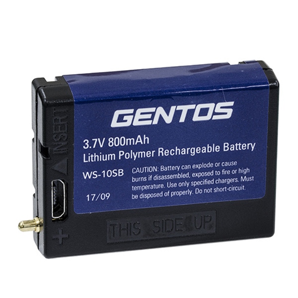 GENTOS(ジェントス) WS-100H専用充電池式 WS-10SB パーツ&メンテナンス用品