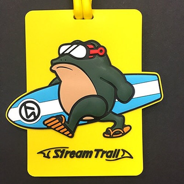 STREAM TRAIL(ストリームトレイル) NAME TAG DAVE SURF(ネームタグ デーブ サーフ)   ピンオンリール･キーホルダー･カラビナ