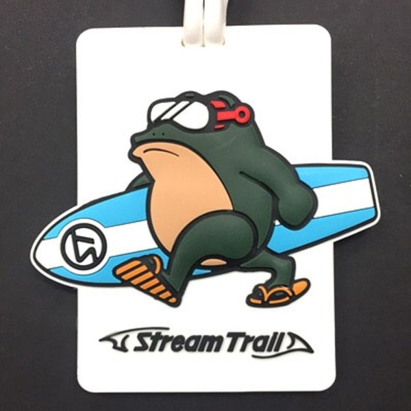 STREAM TRAIL(ストリームトレイル) NAME TAG DAVE SURF(ネームタグ デーブ サーフ)   ピンオンリール･キーホルダー･カラビナ