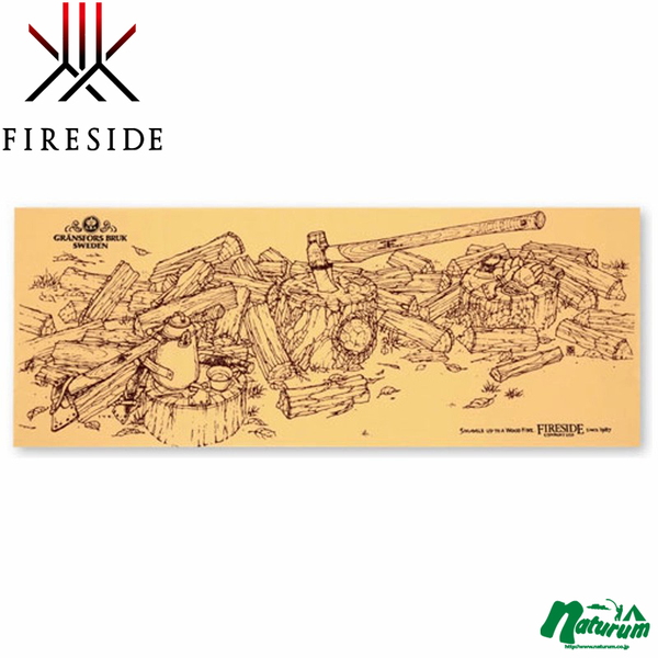 ファイヤーサイド(Fireside) 絵画手ぬぐい グレンスフォシュブルーク 82003 その他便利小物