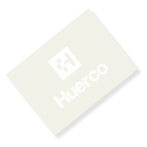 フエルコ（Huerco） ロゴカッティングステッカー 角型小 白 410055