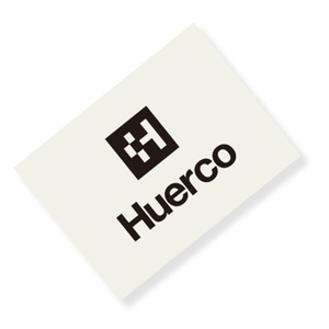 フエルコ（Huerco） ロゴカッティングステッカー 角型小 黒 410062