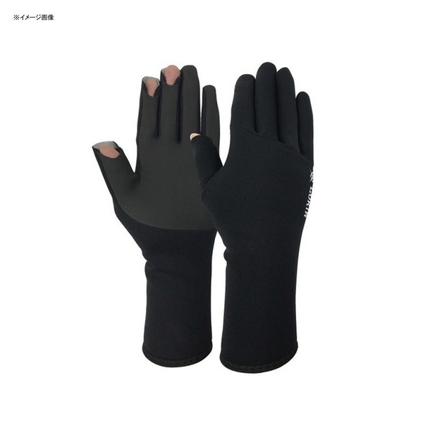 クロスファクター(CROSS FACTOR) ネオフィットグローブチタンロング(ちょっと指先カット) WBH1899 スリーフィンガーレス(フィッシング)