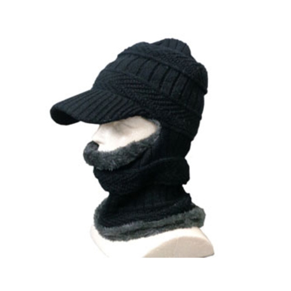 エクセル ツバ付ニットキャップ(ネックウォーム) WP-590 防寒ニット&防寒アイテム