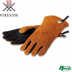 【送料無料】ファイヤーサイド(Fireside) アウトドア&ストーブグローブ ブラウン&ブラック 47450