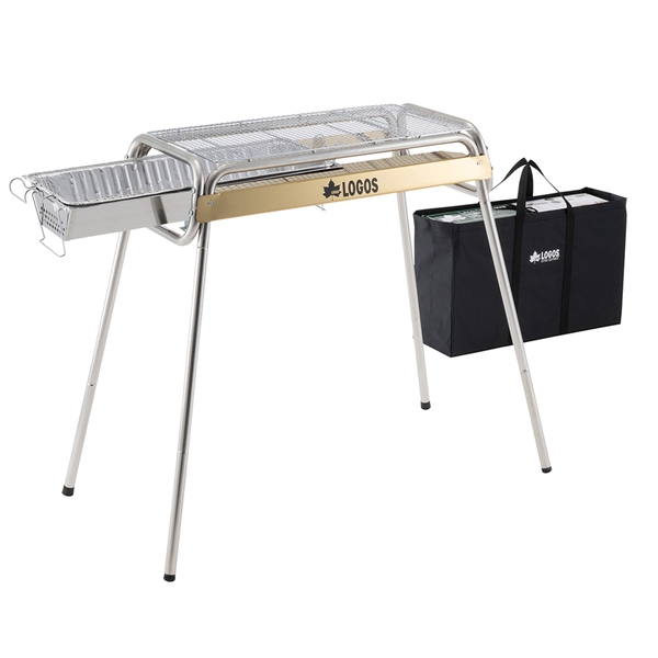 ロゴス(LOGOS) eco-logosave チューブラル/G80L (収納バッグ付き) 81060811 BBQコンロ(脚付き)