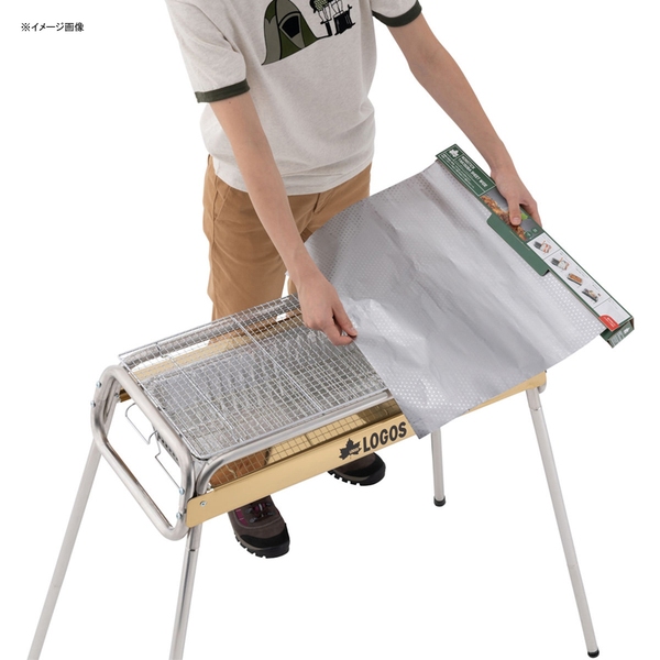 ロゴス(LOGOS) 焦げ付きにくい焼きそばシート･グリルぴったりワイド 81314123 BBQ&七輪&焚火台アクセサリー
