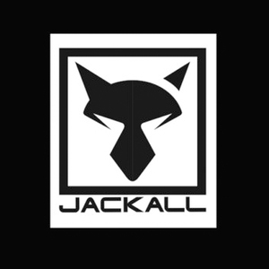ジャッカル(JACKALL) ＪＫカッティングステッカー スクエア Ｌ ブラック
