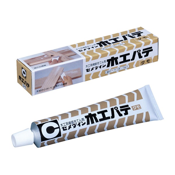セメダイン(CEMEDINE) 木工パテ タモ白 70g 箱 HC-141 接着剤