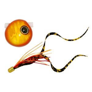 ジャッカル(JACKALL) 鉛式ビンビン玉スライド 45g F176 オレンジゴールド/シマオレカーリーT+ ジャッカル(JACKALL) 鉛式ビンビン玉スライド 45g F176 オレンジゴールド/シマオレカーリーT+