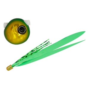ジャッカル(JACKALL) 鉛式ビンビン玉スライド 80g F183 グリーンゴールド/蛍光グリーンT+ ジャッカル(JACKALL) 鉛式ビンビン玉スライド 80g F183 グリーンゴールド/蛍光グリーンT+