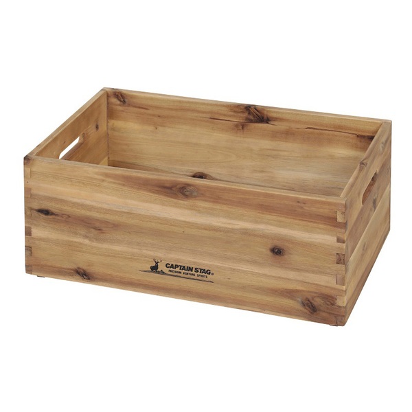 キャプテンスタッグ(CAPTAIN STAG) CSクラシックス 木製BOX(520) UP-2001 収納･運搬