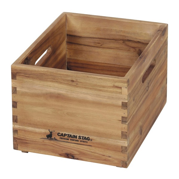 キャプテンスタッグ(CAPTAIN STAG) CSクラシックス 木製BOX(250) UP-2003 収納･運搬