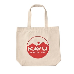 KAVU(カブー) サークルロゴ トートバッグ レッド 19821031034000