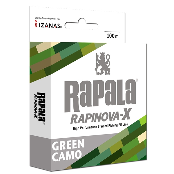 Rapala(ラパラ) ラピノヴァ エックス マルチゲーム 100m RLX100M20GC ブラックバス用PEライン