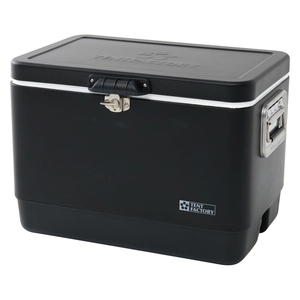 【送料無料】TENT FACTORY(テントファクトリー) メタルクーラー スチールボックス L 51L/Lサイズ BK TF-MBM51