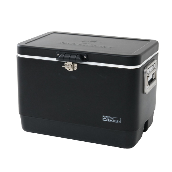 TENT FACTORY(テントファクトリー) メタルクーラー スチールボックス L TF-MBM51 キャンプクーラー50～99リットル