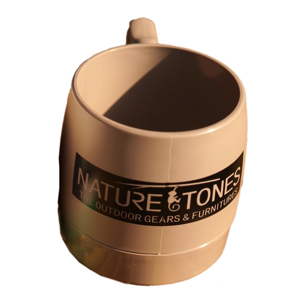 ネイチャートーンズ(NATURE TONES) DINEX NATURETONESロゴ マグカップ DI-NT-GR メラミン&プラスティック製カップ