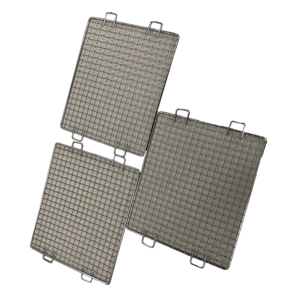 ONOE(尾上製作所) フォールディングBBQコンロ用 替え網3枚セット F-BN2527 網､鉄板