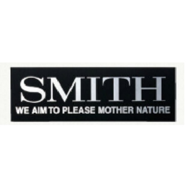 スミス(SMITH LTD) スミスロゴ銀ツヤステッカーS   ステッカー