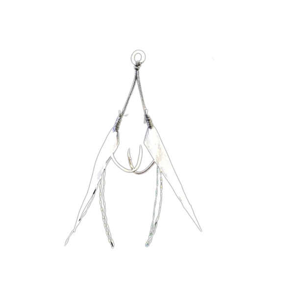 Zeake(ジーク) Zeake アシスト ダブル魚皮SLJ   ジグ用アシストフック