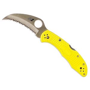 タスマンソルト2 波刃 H-1鋼 刃長74mm イエロー