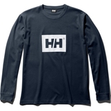 HELLY HANSEN(ヘリーハンセン) ロングスリーブ ソリッド ロゴ ティー HE31960 【廃】メンズ速乾性長袖Tシャツ