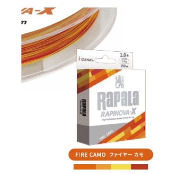 Rapala(ラパラ) ラピノヴァX カモカラー 150m RLX150M06FC オールラウンドPEライン