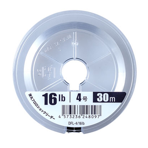 メジャークラフト 弾丸 フロロショックリーダー 30m DFL-1.25/5lb オールラウンドショックリーダー