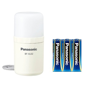 パナソニック(Panasonic) 乾電池エボルタNEO付き LEDランタン 最大22ルーメン 単三電池式 BF-AL02K-W