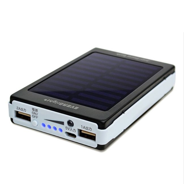 エバーブライト(EVERBRIGHT) EVERBright ソーラーパワーバンク SYHSPB-BK 充電器･蓄電池･電池