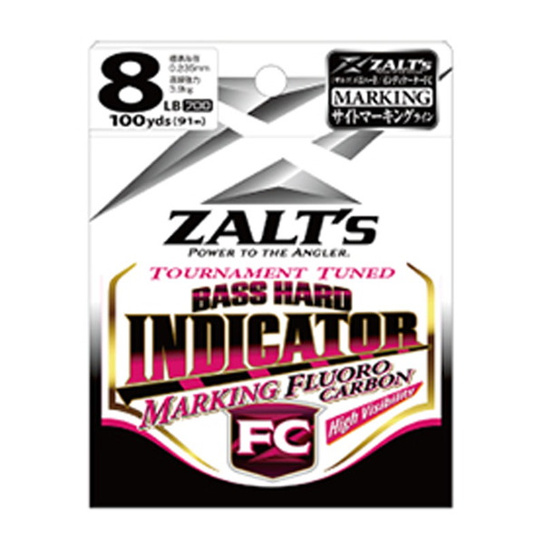 ラインシステム ZALT’s INDICATOR(ザルツ インディケーター) フロロカーボン 82m Z3116E ブラックバス用フロロライン