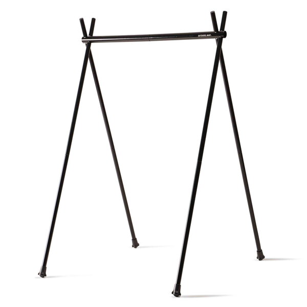 アウトドアマン(OUTDOOR MAN) アルミハンガー KOGR-003B ツーバーナー&マルチスタンド