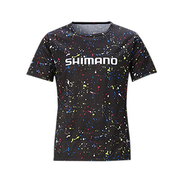 シマノ(SHIMANO) SH-096T FAST MOVING SPECIAL 限定 Btスプラッターデザイン Tシャツ 677112 フィッシングシャツ