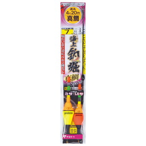 がまかつ(Gamakatsu) 海上釣堀パーフェクト仕掛 真鯛SP KT005 鈎7号/ハリス3 金 45116-7-3-07 がまかつ(Gamakatsu) 海上釣堀パーフェクト仕掛 真鯛SP KT005 鈎7号/ハリス3 金 45116-7-3-07