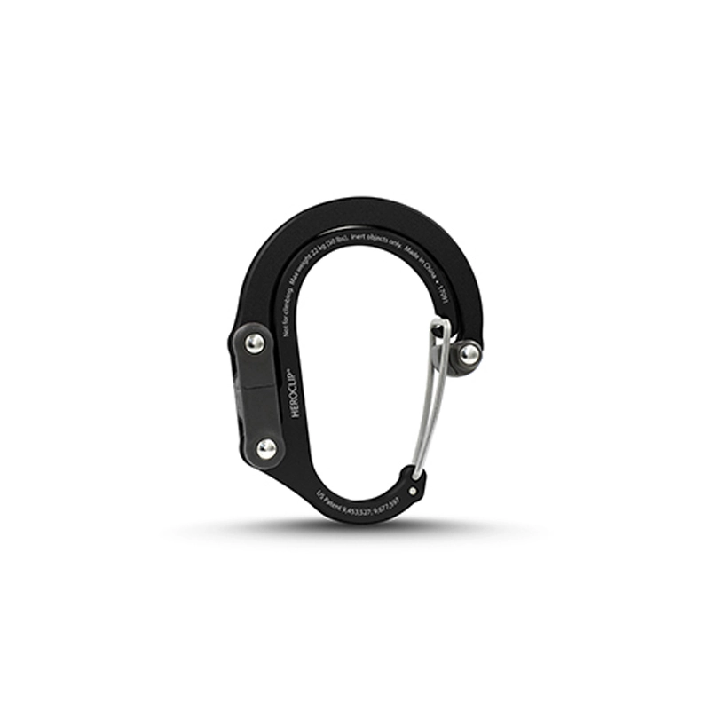 �q�[���[�N���b�v(HEROCLIP) SMALL Stealth Black �t�B�[���h�M�A