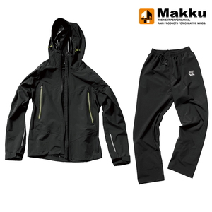 【送料無料】マック(Makku) アークライトレインスーツ 4L ブラック AS-300