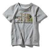 THE NORTH FACE(ザ･ノース･フェイス) S/S CAMO LOGO TEE(ショートスリーブ カモ ロゴ Tシャツ) Kid’s NTJ31992 半袖シャツ(ジュニア/キッズ/ベビー)
