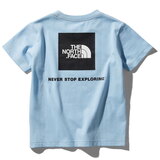THE NORTH FACE(ザ･ノース･フェイス) S/S SQUARE LOGO TEE(ショートスリーブ スクエア ロゴ ティー キッズ) NTJ81827 半袖シャツ(ジュニア/キッズ/ベビー)