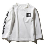 THE NORTH FACE(ザ･ノース･フェイス) L/S SQUARE LOGO TEE(ロングスリーブ スクエア ロゴ ティー) Kid’s NTJ81928 長袖シャツ(ジュニア/キッズ/ベビー)