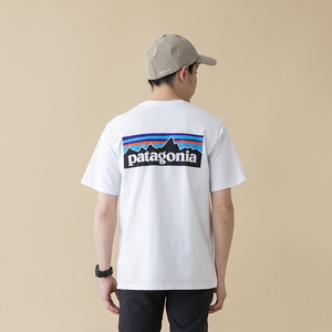 パタゴニア(patagonia) 【22春夏】メンズ P-6 ロゴ レスポンシビリティー 38504 メンズ速乾性半袖Tシャツ