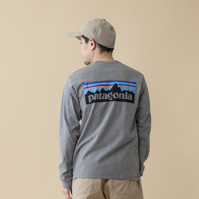 パタゴニア(patagonia) メンズ ロングスリーブ P-6 ロゴ レスポンシビ