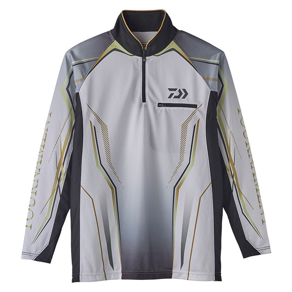 DE-73020 トーナメント アイスドライ ジップアップ メッシュシャツ L ダイワ(Daiwa) DE-73020 トーナメント アイスドライ ジップアップ