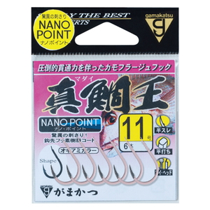 がまかつ(Gamakatsu) バラ 真鯛王 ナノポイント 9号 オキアミカラー 68713-9-0 がまかつ(Gamakatsu) バラ 真鯛王 ナノポイント 9号 オキアミカラー 68713-9-0
