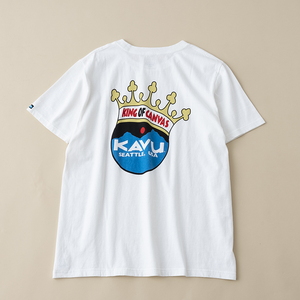 KAVU(カブー) キング オブ キャンバス Ｔｅｅ メンズ Ｓ ホワイト 19821219010003