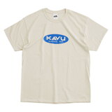 KAVU(カブー) オーバル ロゴ Tee Men’s 19821226017003 半袖Tシャツ(メンズ)
