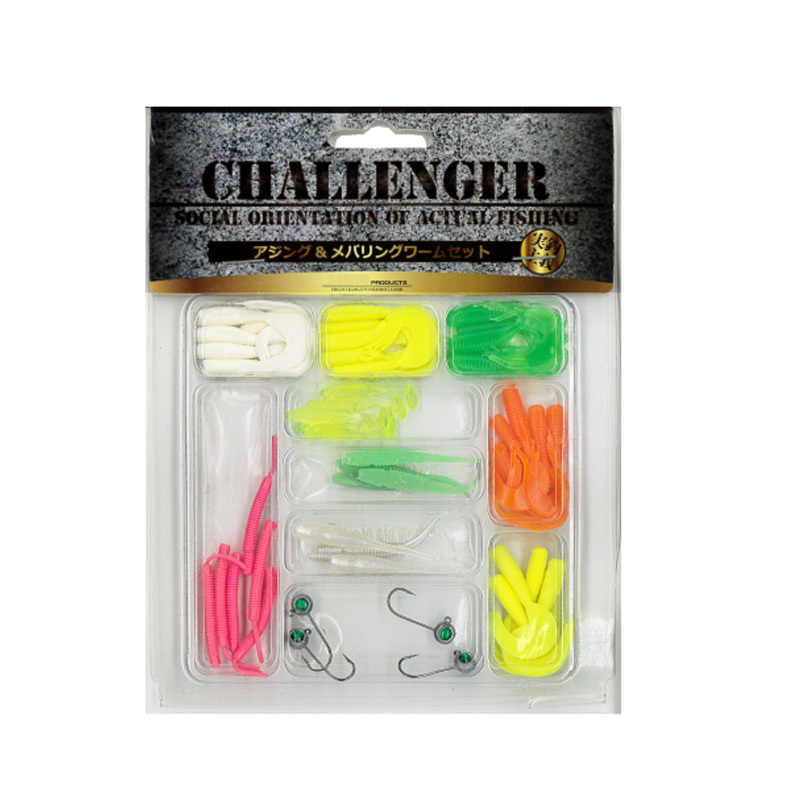 シェアーズ Challenger チャレンジャー アジング メバリングワームセット アウトドア用品 釣り具通販はナチュラム