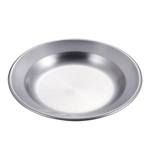 キャプテンスタッグ(CAPTAIN STAG) ステンレス 丸型カレー皿 UH-43 ステンレス皿･食器
