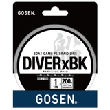 ゴーセン(GOSEN) DIVER×BK(ダイバーエックス ブラック) 200m GBD4B2010 船用200m
